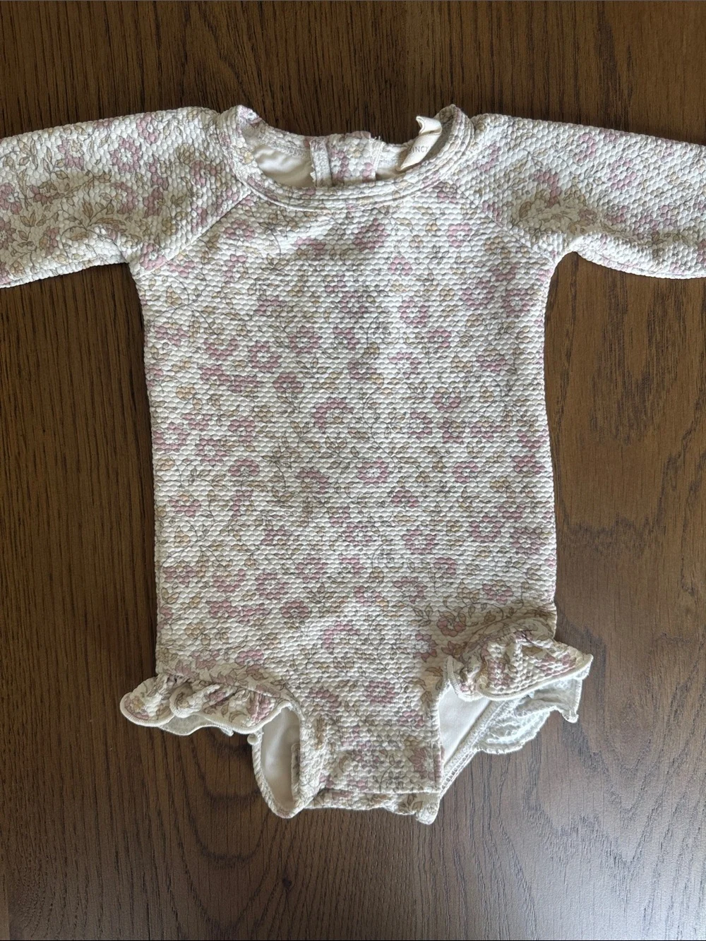 Quincy Mae Olivia Floral Long-Sleeve One-Piece Swimsuit